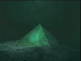 Crystal pyramids under the bermuda triangle.