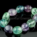 Fluorite crystal bracelet